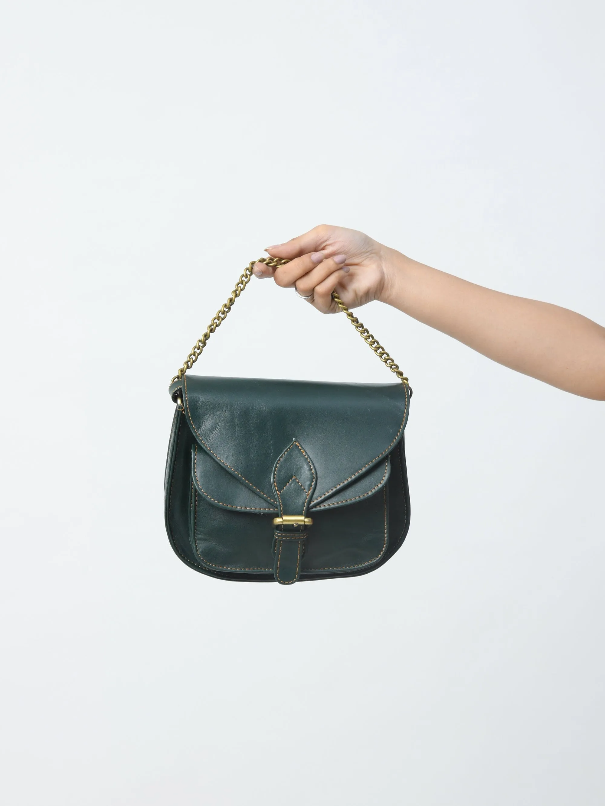 The Molina Satchel- Green