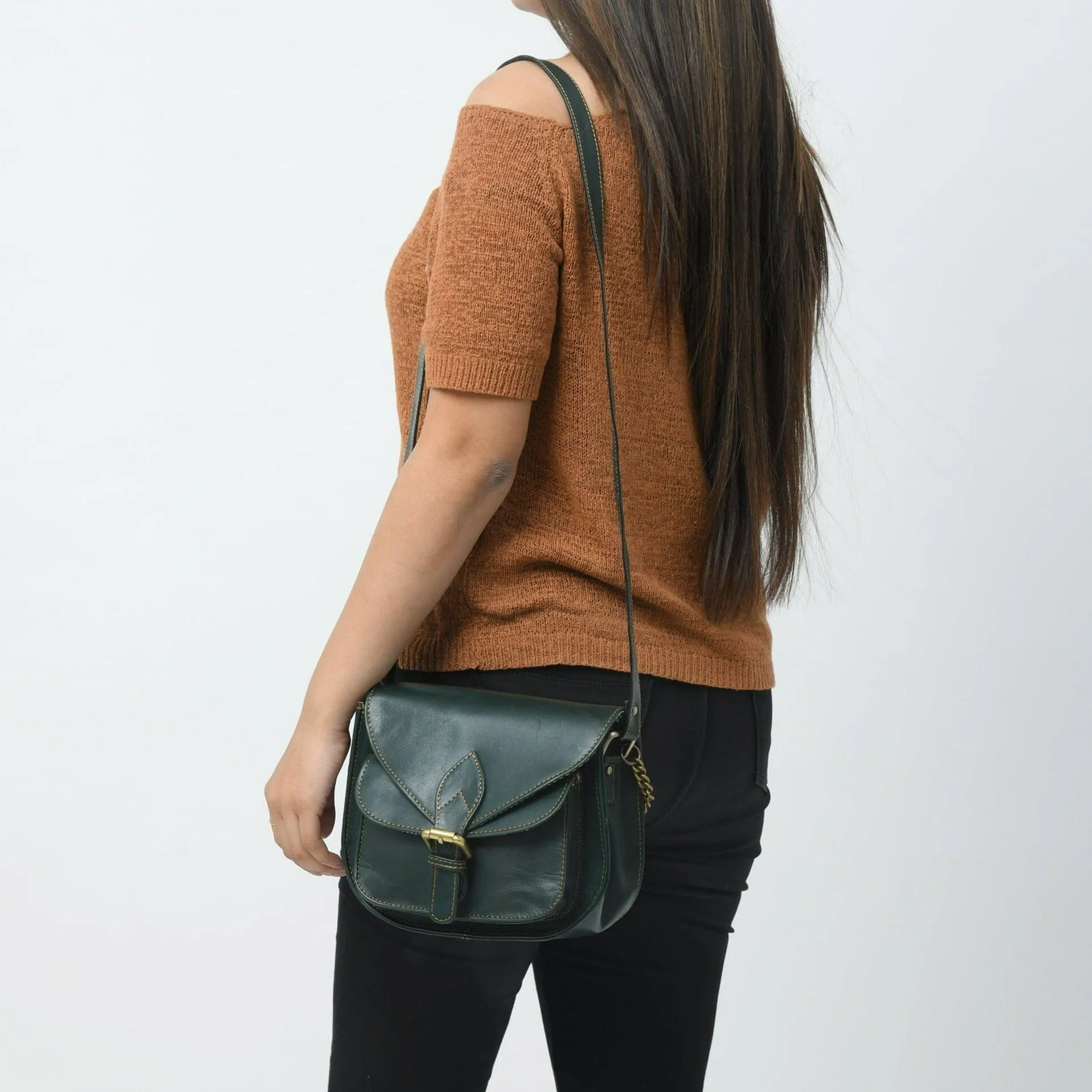 The Molina Satchel- Green