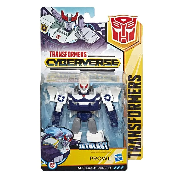 Transformers Cyberverse Action Attackers: Warrior Class Prowl Action Figure Toy