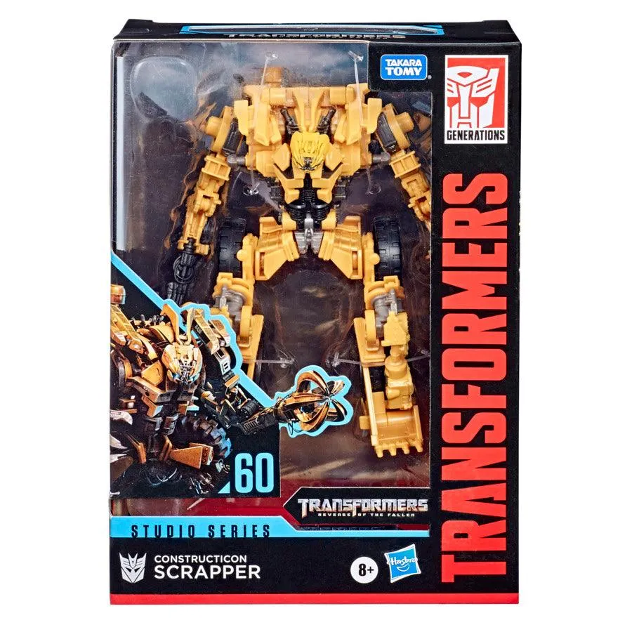 Transformers Toys Studio Series 60 Voyager Class Revenge Of The Fallen Movie Constructicon Scrapper Action Figure