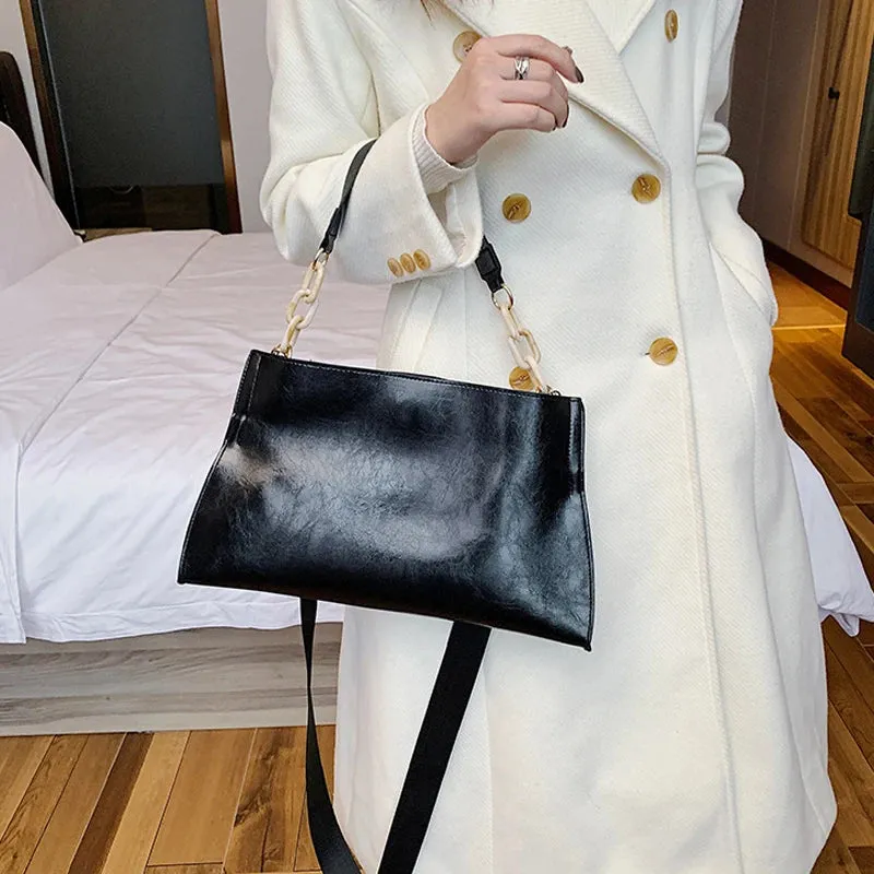 Urban Chic Faux Leather Satchel