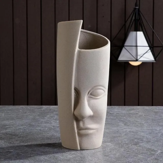 Visage Clay Ceramic Planters & Vases