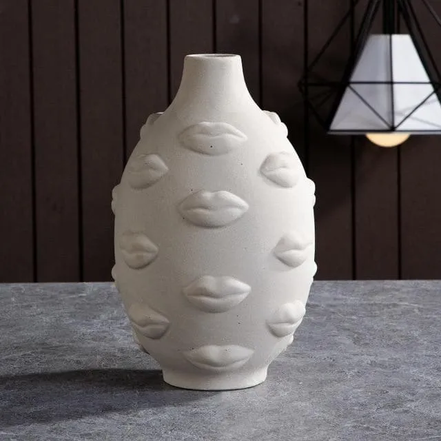 Visage Clay Ceramic Planters & Vases