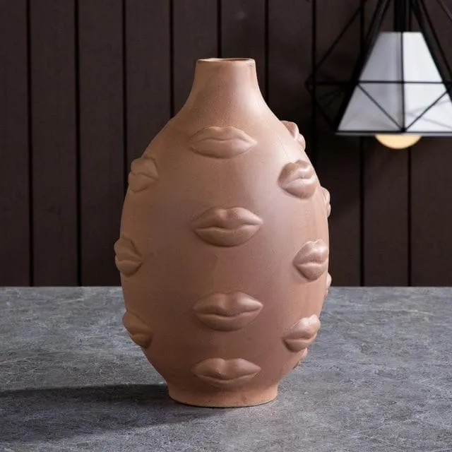 Visage Clay Ceramic Planters & Vases