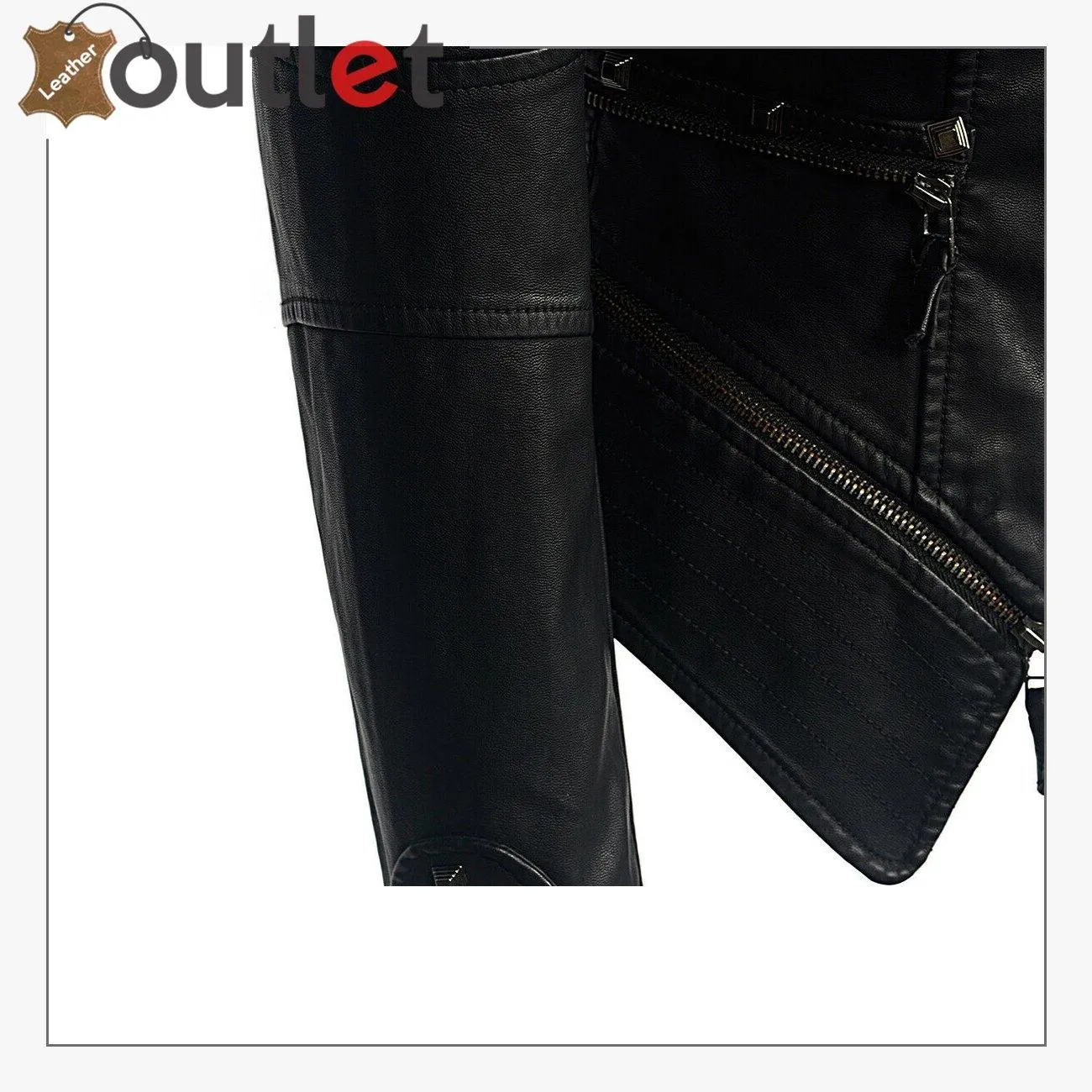 Winter Motorcycle Pure leather Jacket Women