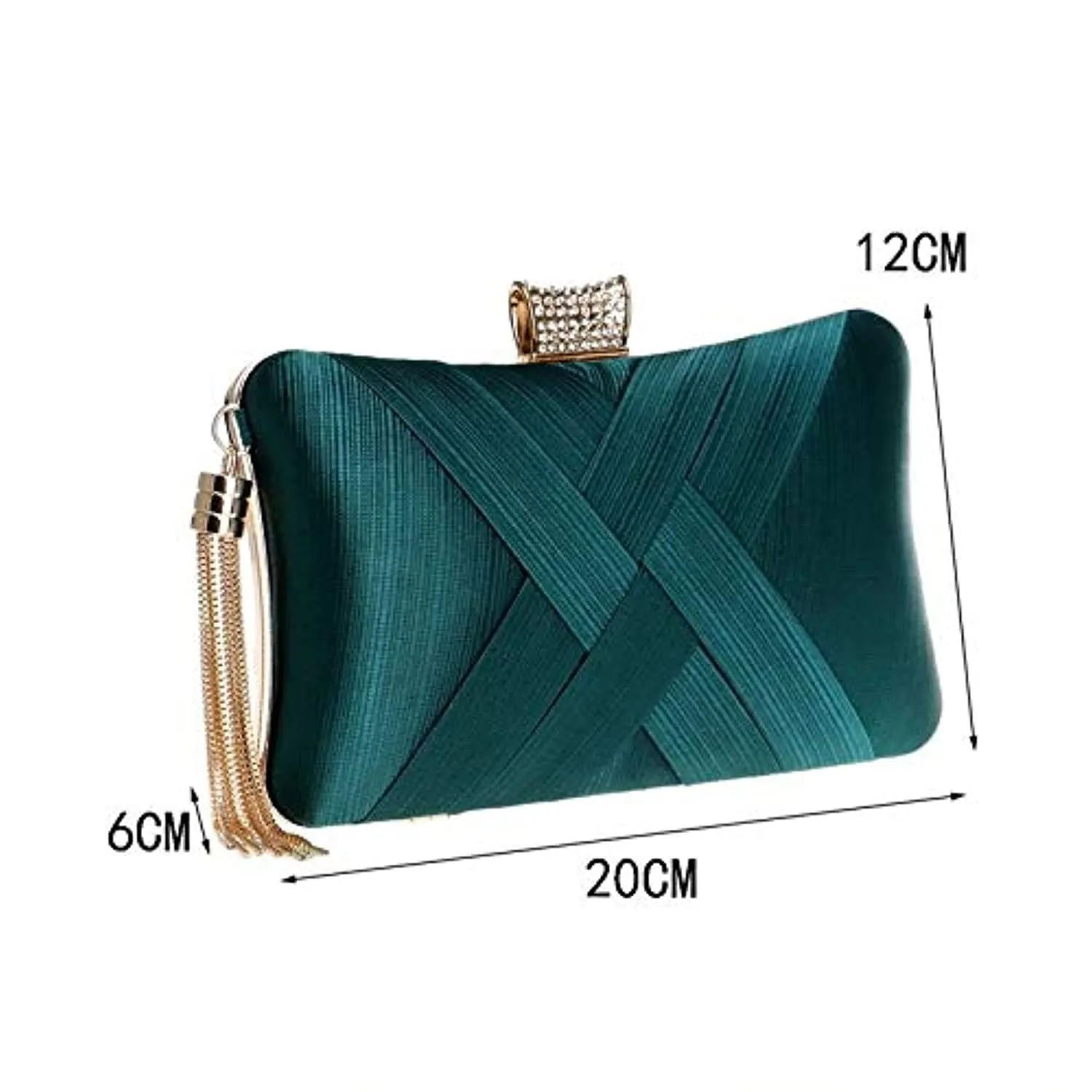 Women's Elegant Tassel Velvet Evening Party Clutch Bags