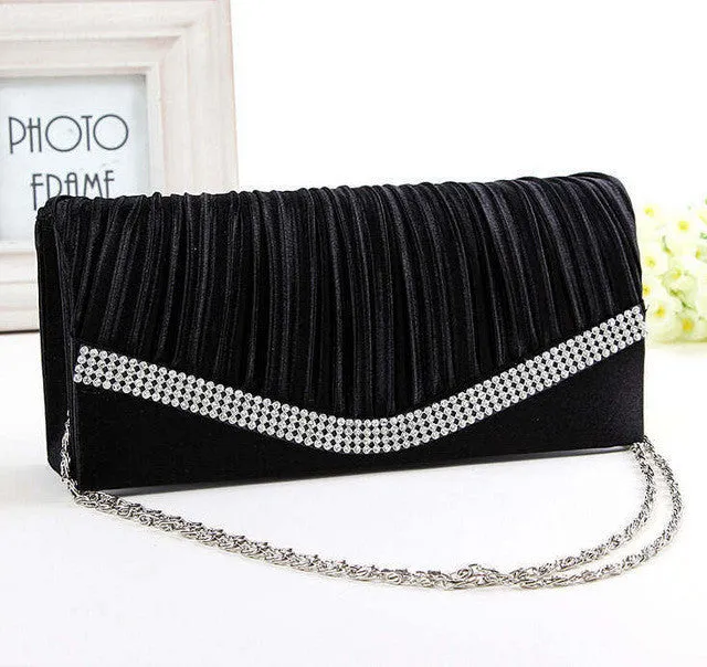 Women's Satin Clutch Evening Bag