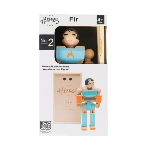 Wood Action Figure Playhard Heroes #2 Fir