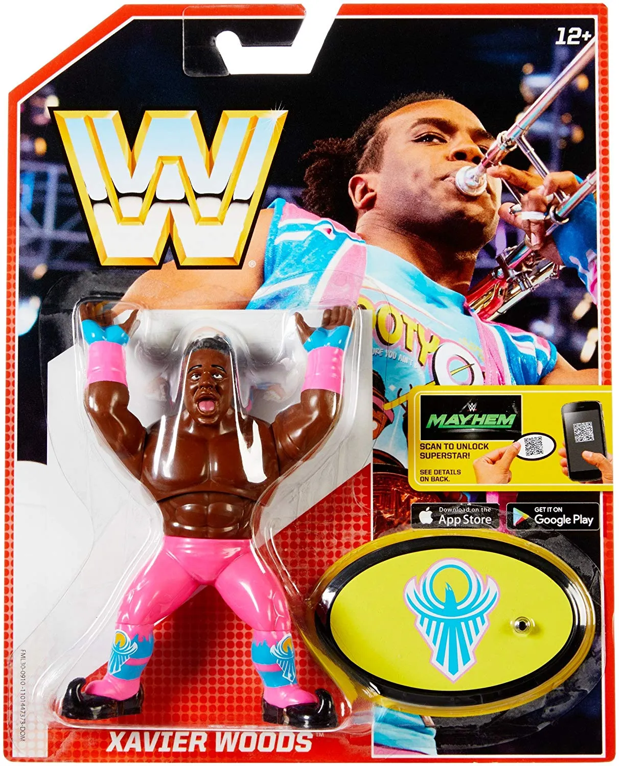 WWE Xavier Woods Retro App Action Figure