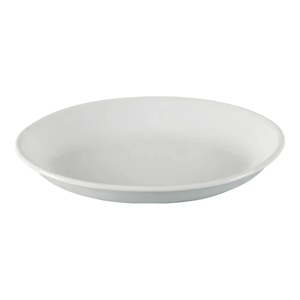 Yanco AC-215 ABCO 11" White Porcelain Oval Deep Platter, Pack of 12